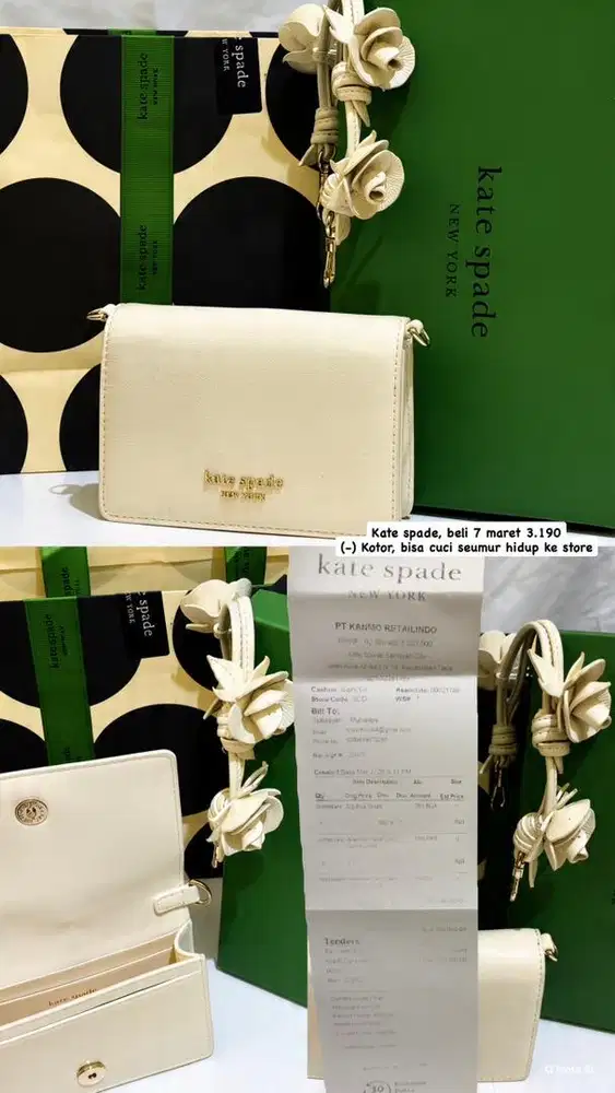 Tas kate spade tas kartu