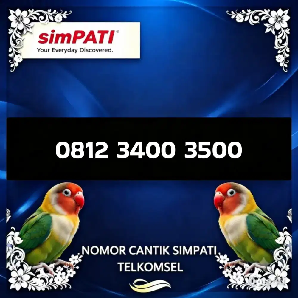 Nomor cantik simpati Telkomsel super
