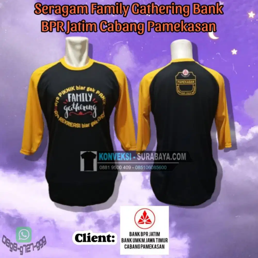 Pusat Bikin Kaos Gathering Surabaya | Langsung Pengrajin