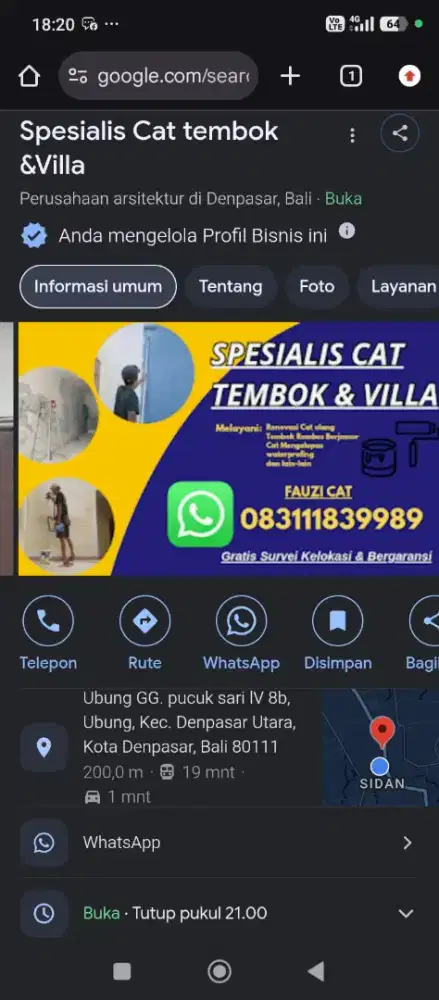 Tukang cat spesialis
