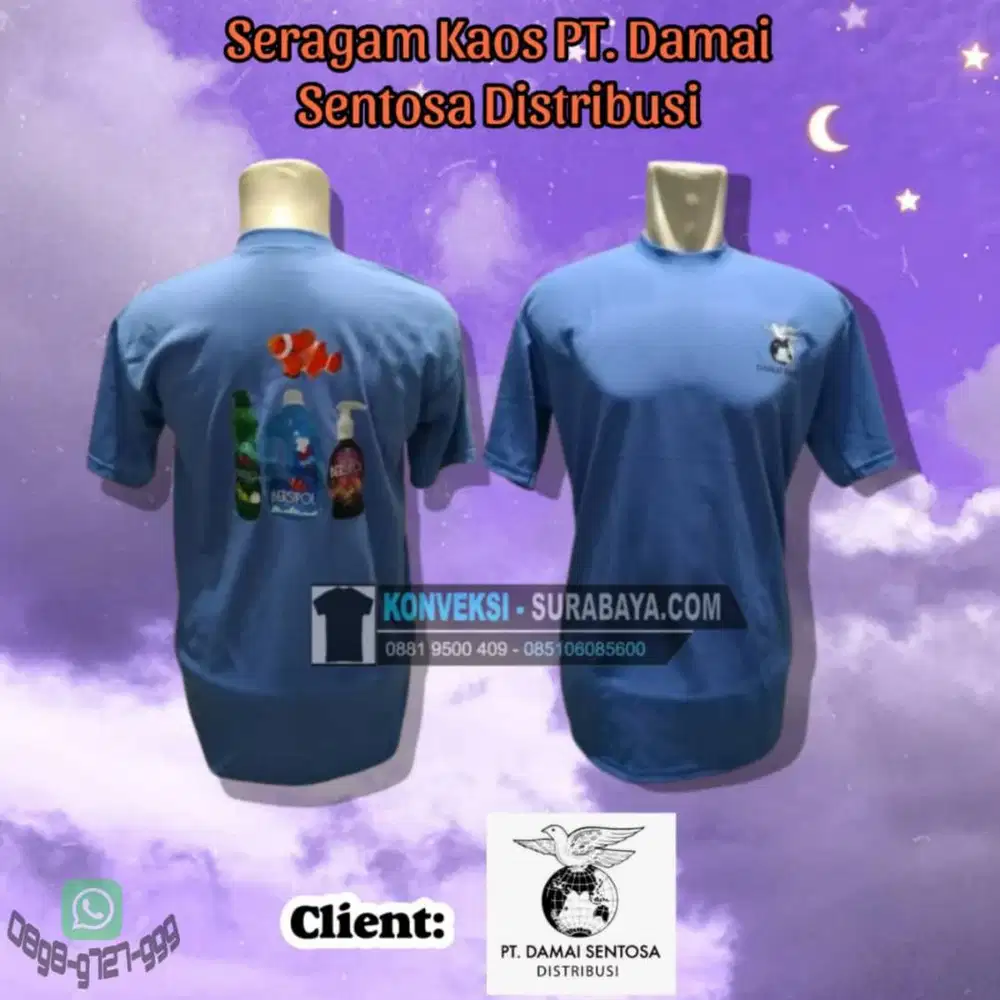 Terima Pesanan Kaos Seragam Custom Surabaya
