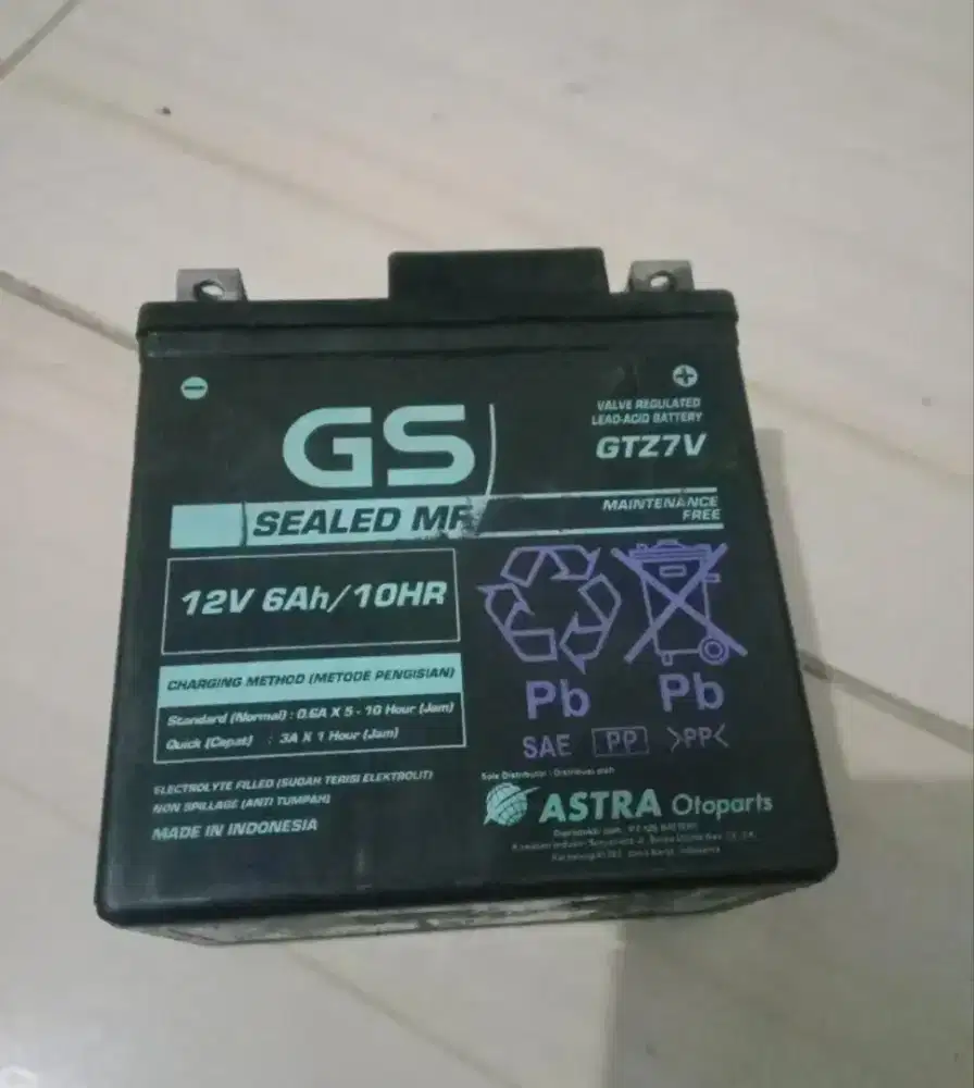Aki GS copotan motor