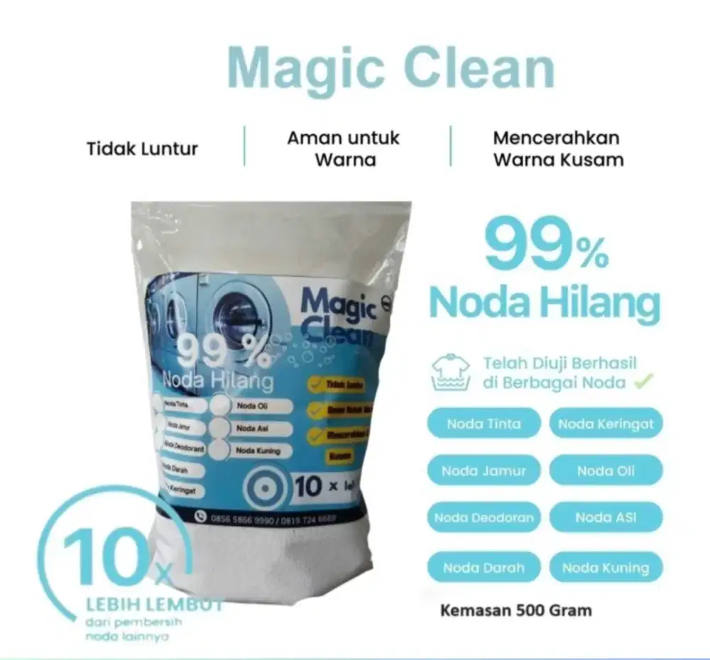Magic Clean-Detergen Ampuh Penghilang Segala Noda
