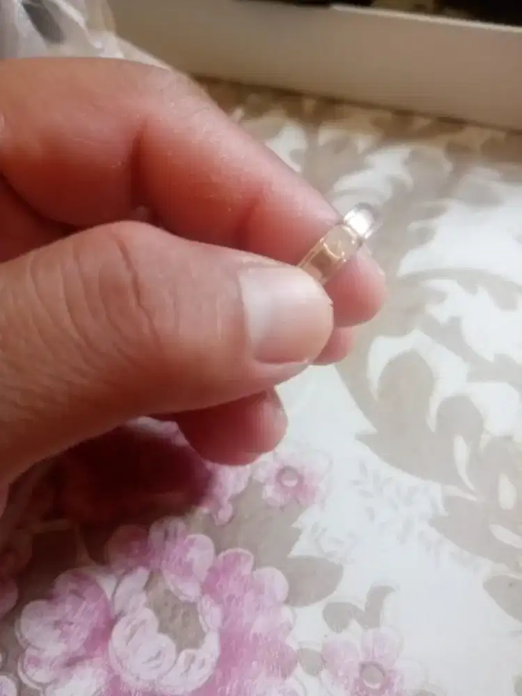 Cincin perak mata berlian banjar