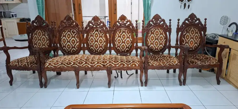 Kursi meja jati