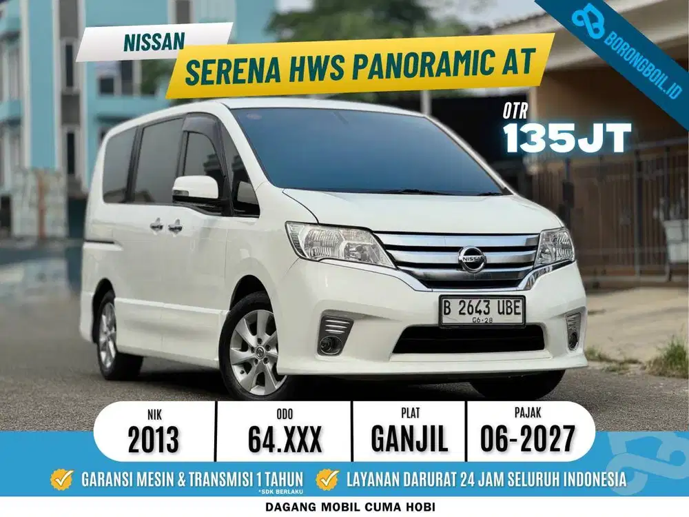 Nissan Serena Highway Star Panoramic AT Putih Metalik 2013