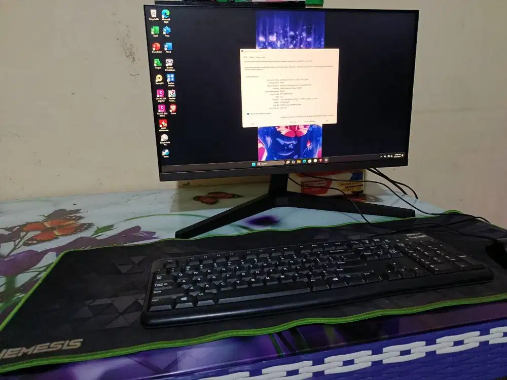DIJUAL PC GAMING + KERJA FULLSET SIAP PAKAI