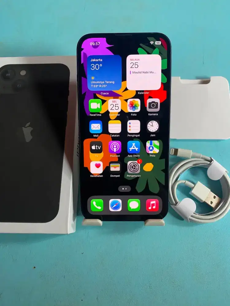 Iphone 13 128gb black inter all operator fulset mulus normal nominus