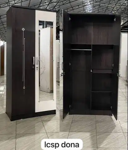 lemari pakaian 2 pintu dona