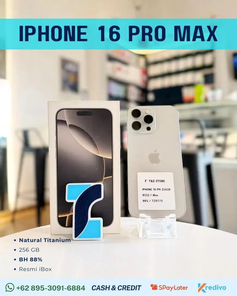 IPHONE 16 PROMAX 256GB - NATURAL