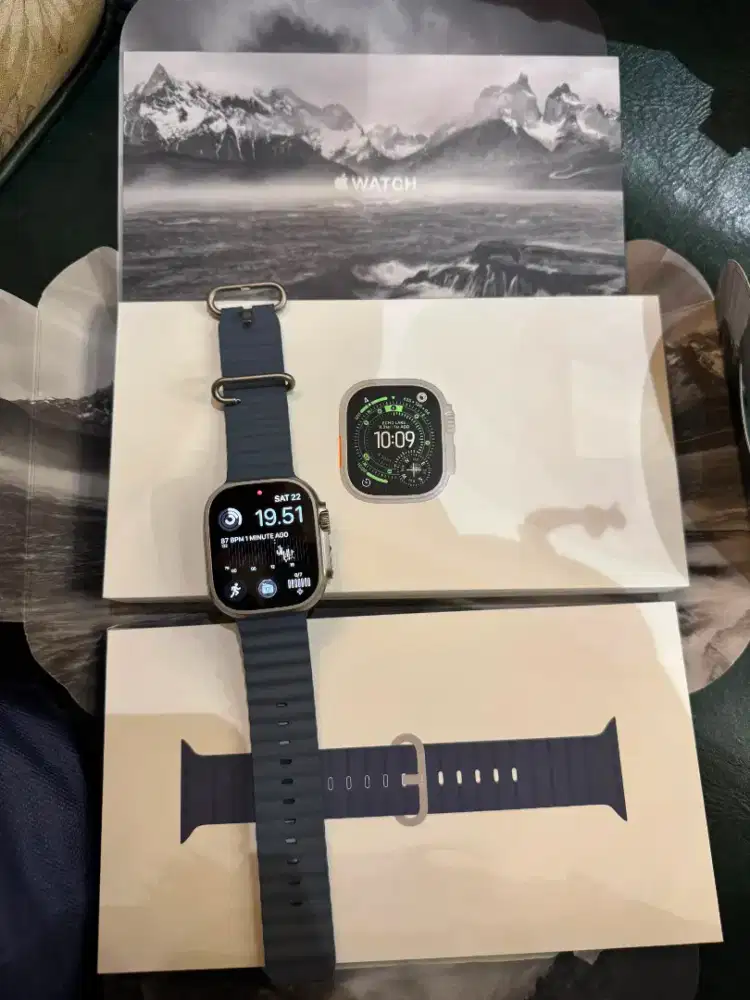 BH100 apple watch ultra 3 ibox natural titanium ocean band