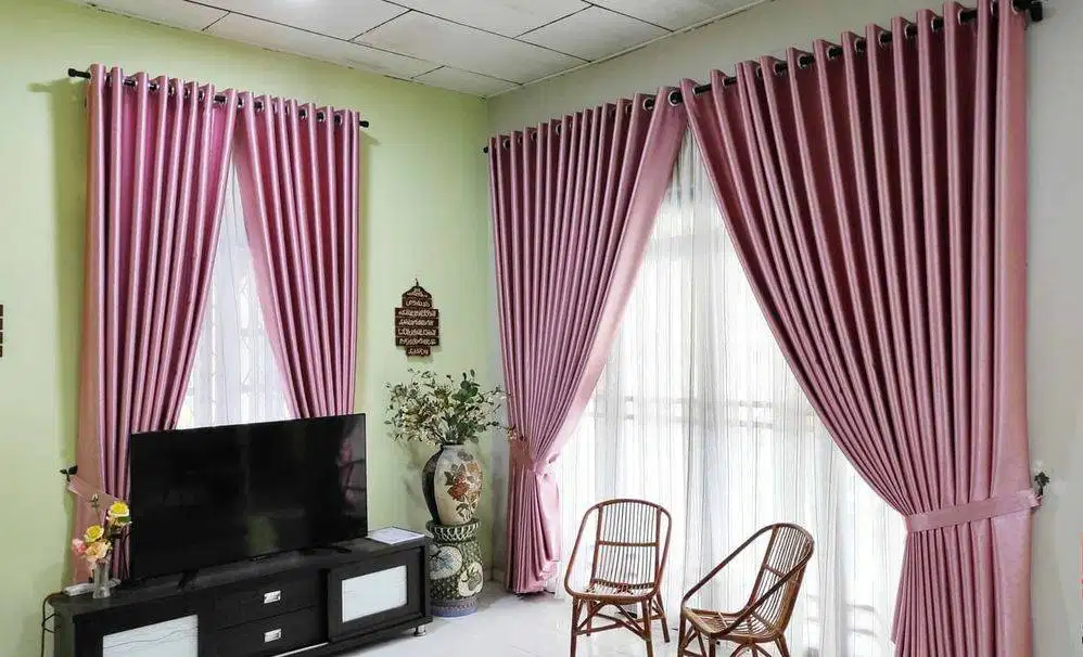 Dijual Gorden Blackout Pasang Skat Klinik Hordeng Gordyn Vitrase