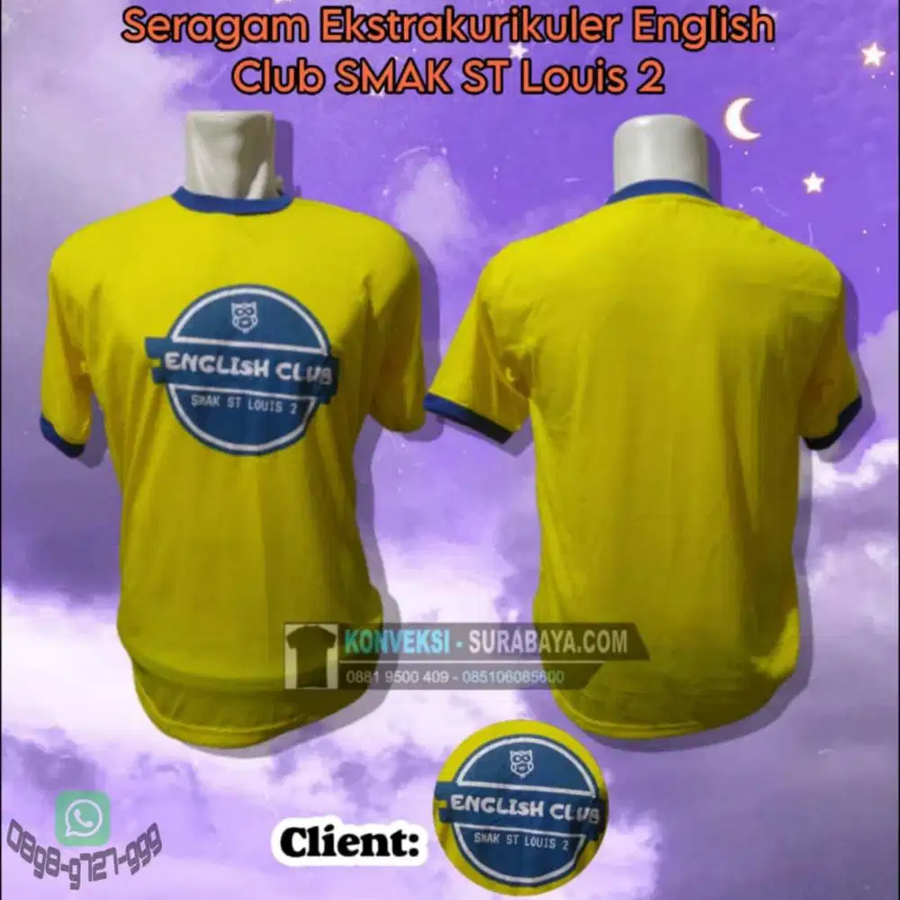 Spesialis Pembuatan Kaos Seragam Ekstrakulikuler Surabaya