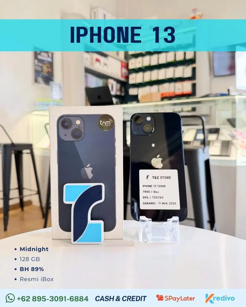 IPHONE 13 128GB - MIDNIGHT
