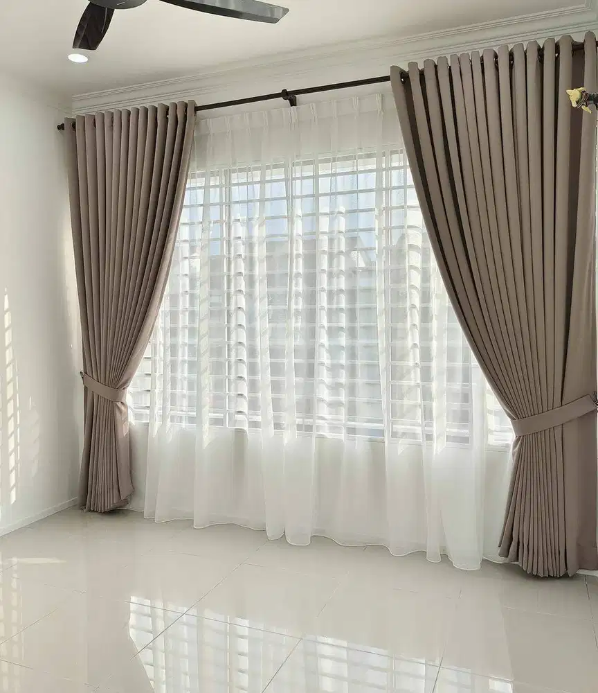 Tukang Gorden Blackout Pasang Sekat Klinik Hordeng Gordyn Vitrase