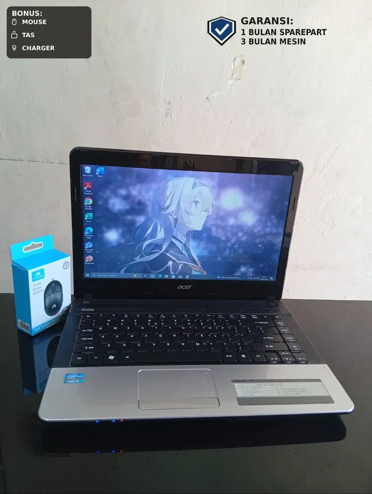 LAPTOP SECOND MURAH Acer E1-471 i3-2348m ram 8 hdd 640 KULIAH KERJA