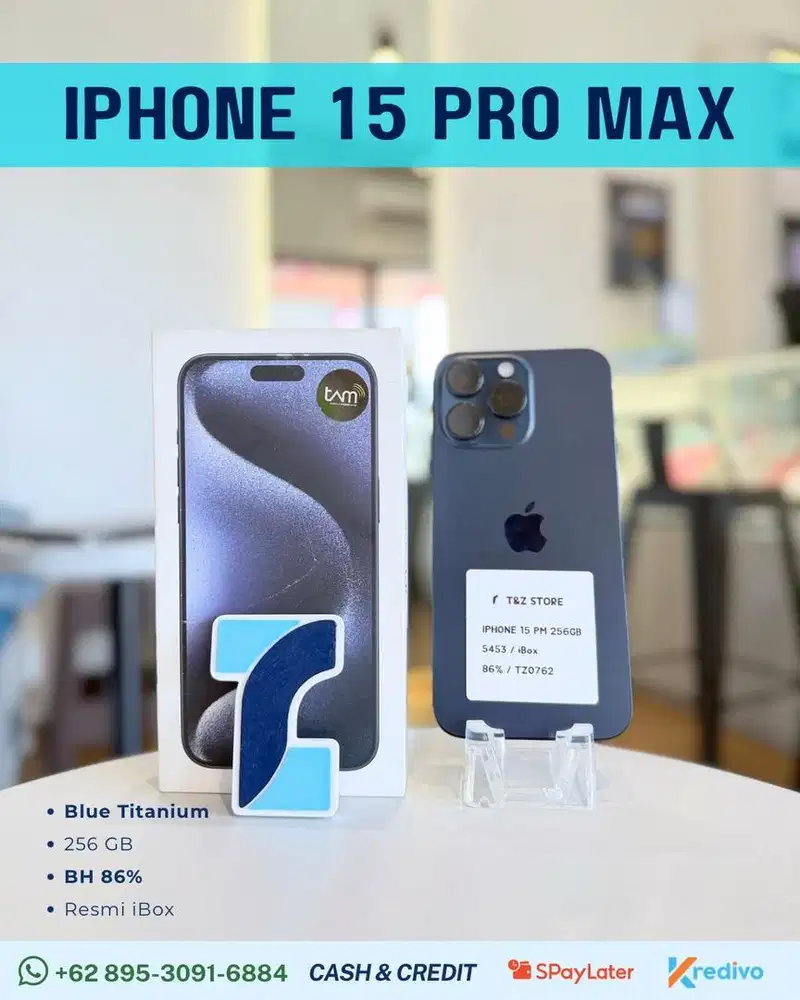 IPHONE 15 PROMAX 256GB - BLUE