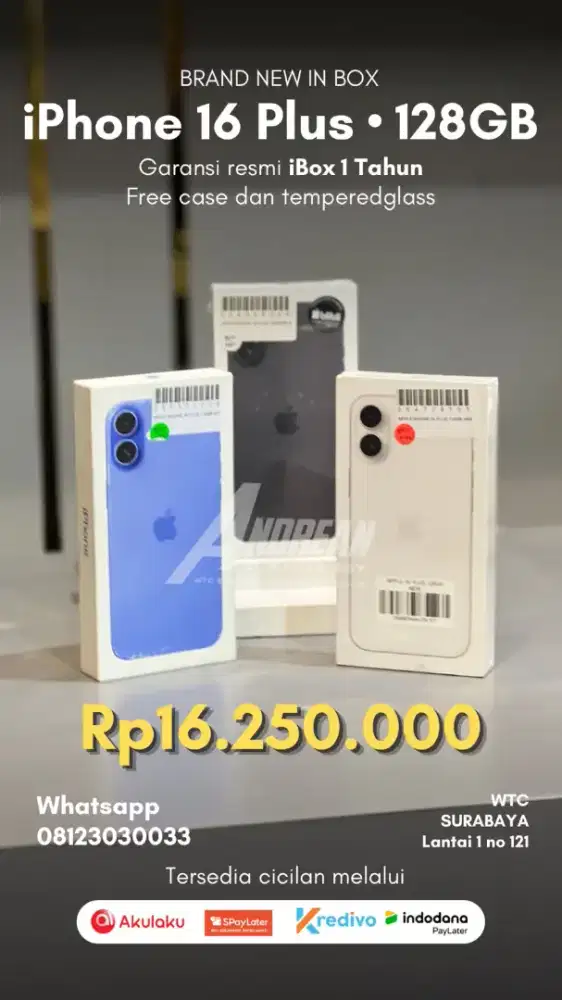 Iphone 16 Plus New Segel BNIB