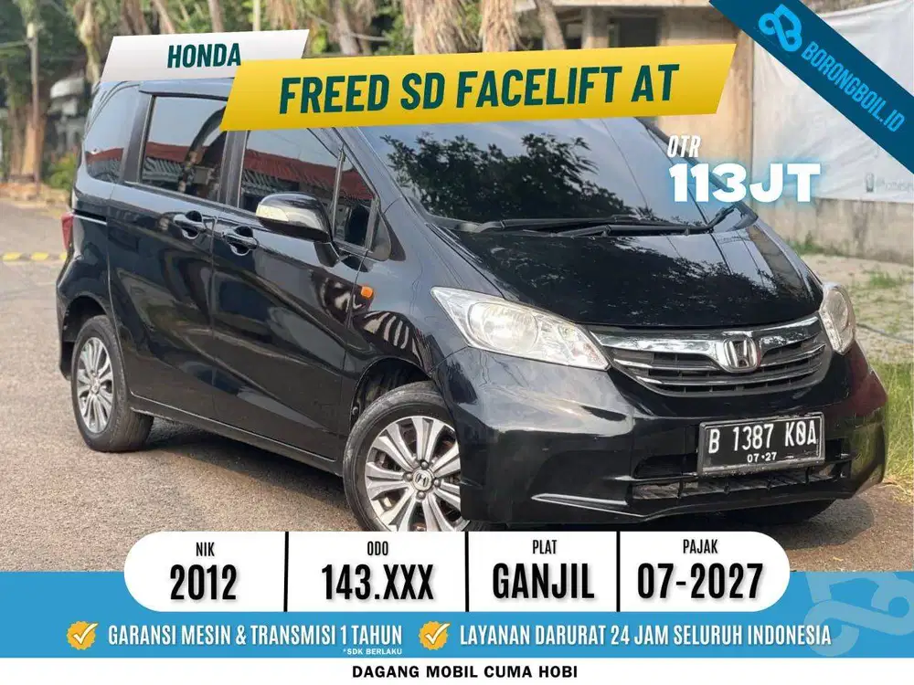 TERMURAH || Honda Freed SD Facelift 2012 AT