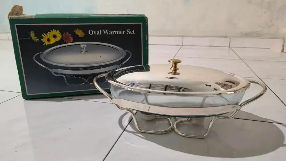 Oval warmer set