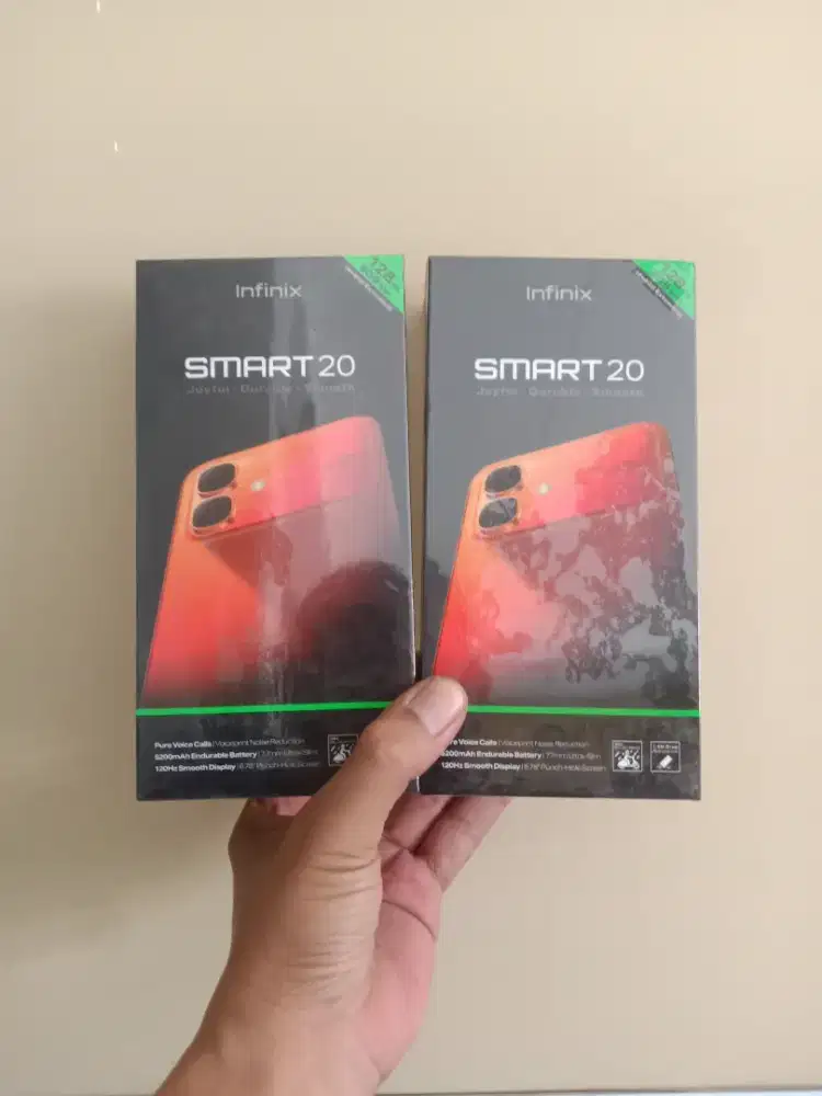 [ Fast respon WA ] Infinix Smart 20 4+4/128 Garansi resmi 1thn