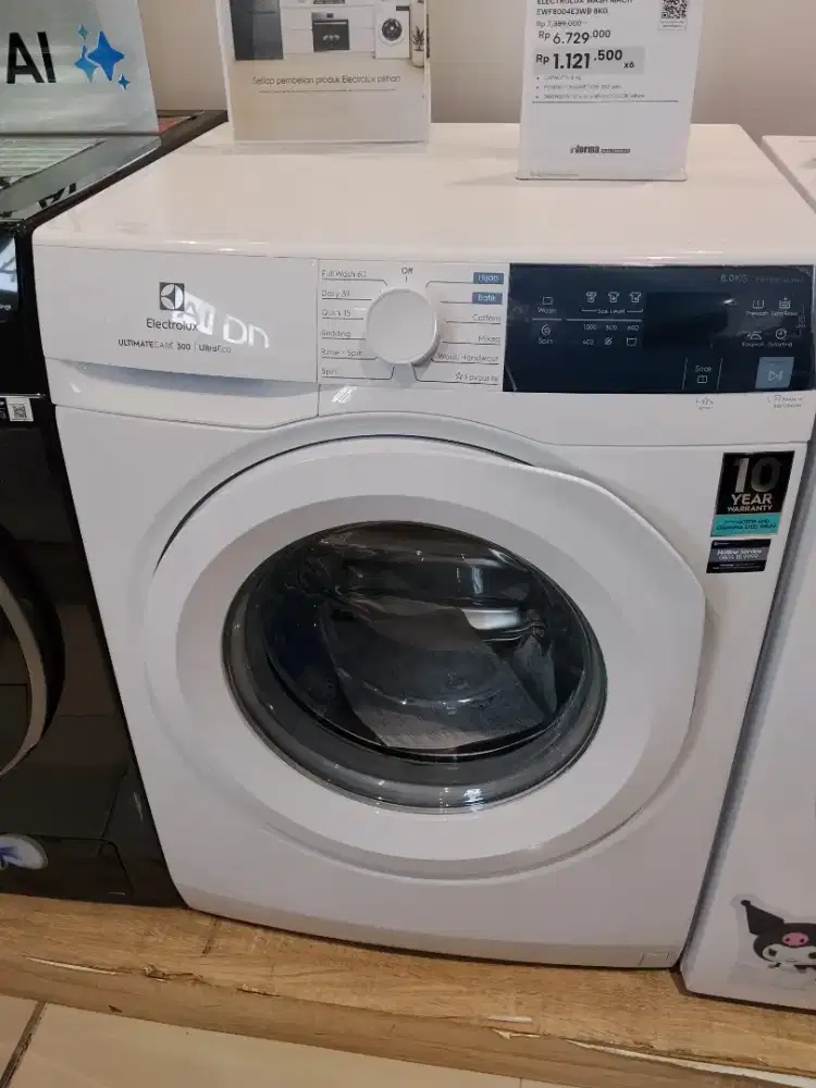 CICILAN TANPA DP - MESIN CUCI ELECTROLUX 8KG
