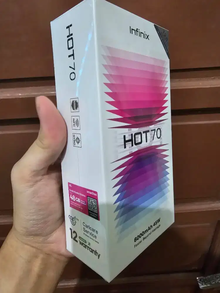Infinix Hot 70 4/128 Baru segel resmi