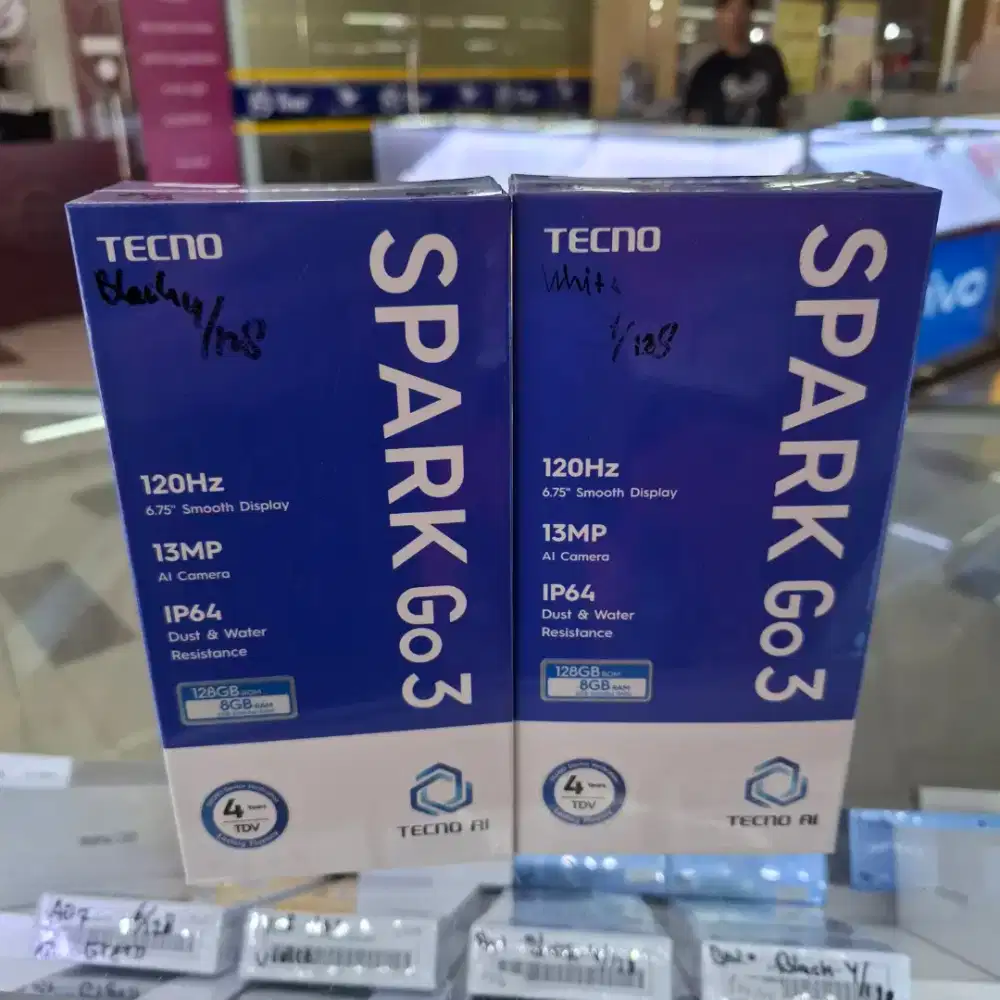 Tecno spark go 3 4/128GB 64GB New Promo