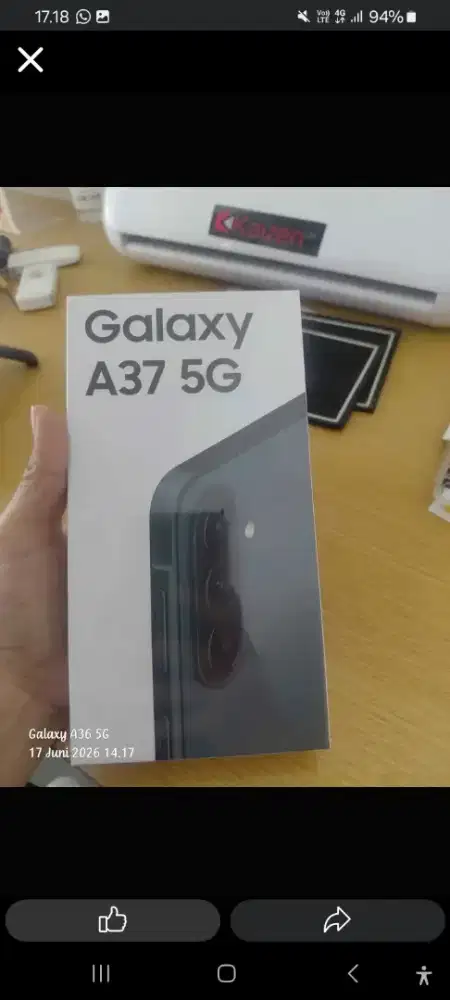 Samsung A37 5G RAM 8 / ROM 256 GB