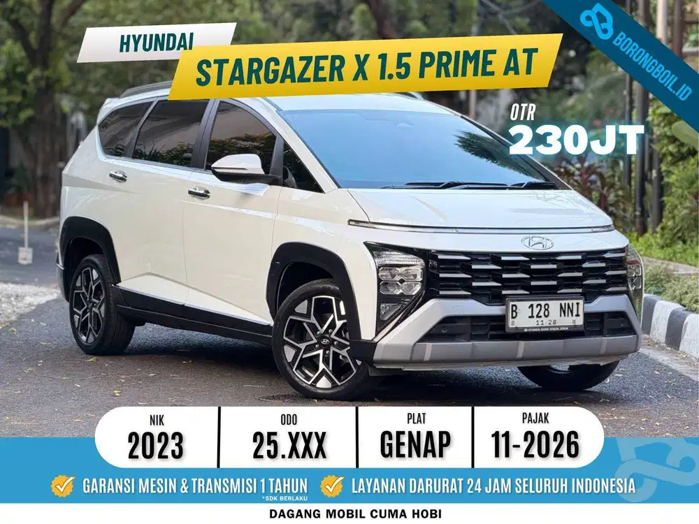 Stargazer X Prime ivt Capt Seat 2023 Putih Metalik DP 45 JUTA