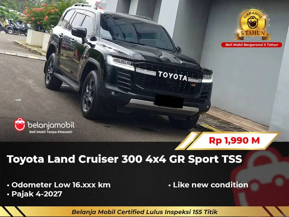 [4x4 - LOW KM 16RB] Toyota Land Cruiser LC 300 GR Sport TSS 2023/2024