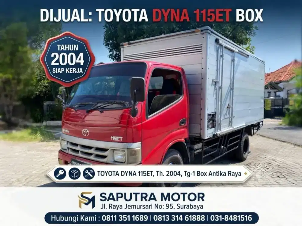 Truk Toyota Dyna 6rd Th2004 Box Jumbo