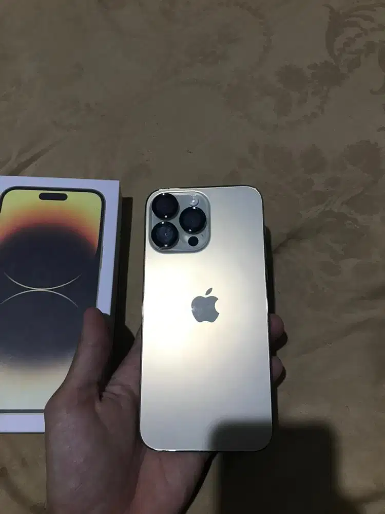 Iphone 14 pro max 256gb second ex inter (imei terdaftar dibeacukai)