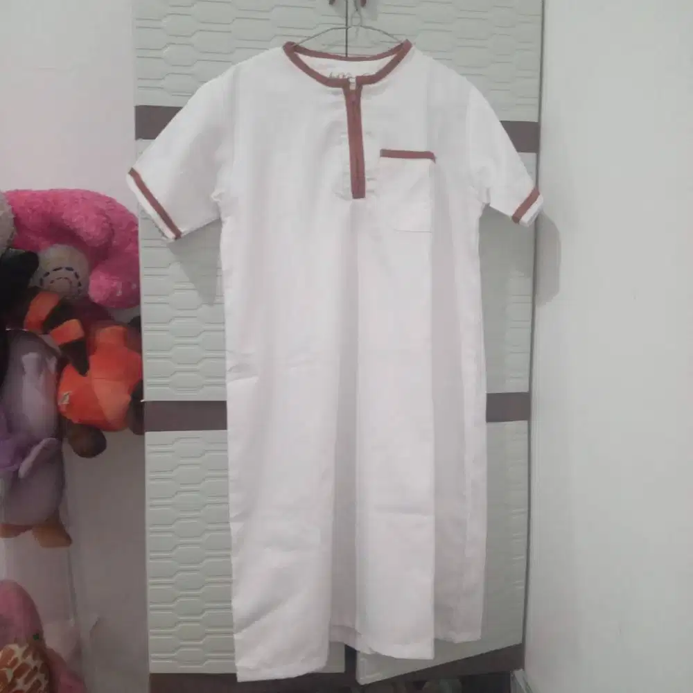 Gamis Muslim Anak Lengan Pendek