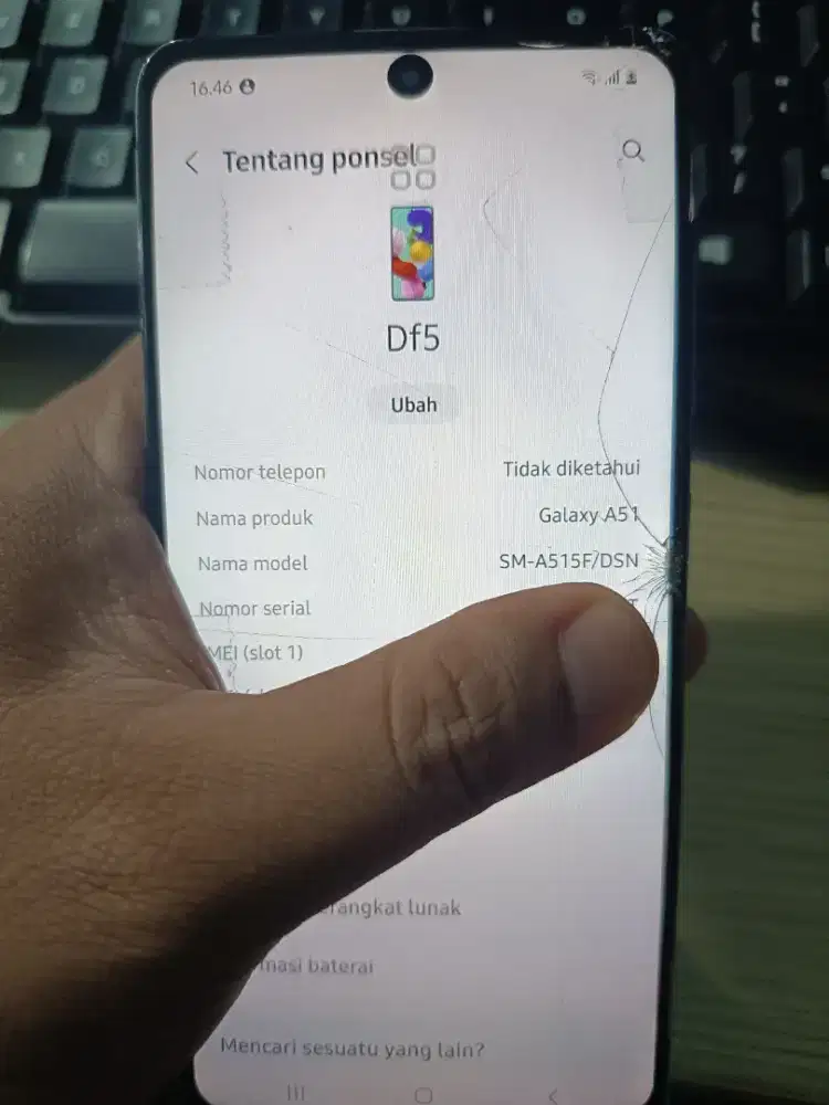 Samsung A51 hidup normal siap pakai apa adanya unit onli