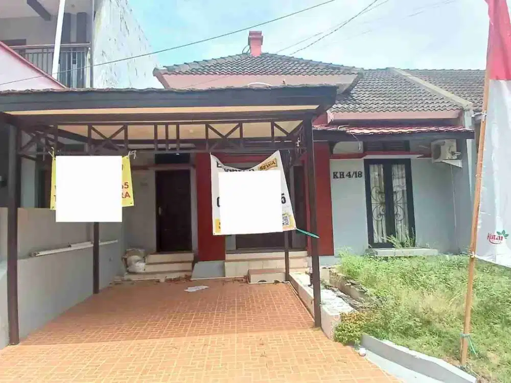 DISEWAKAN RUMAH FULLFURNISH SIAP HUNI DALAM PERUMAHAN WIKA
