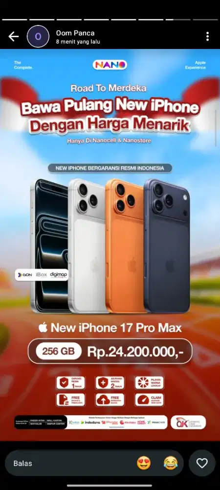 Promo cicilan iPhone