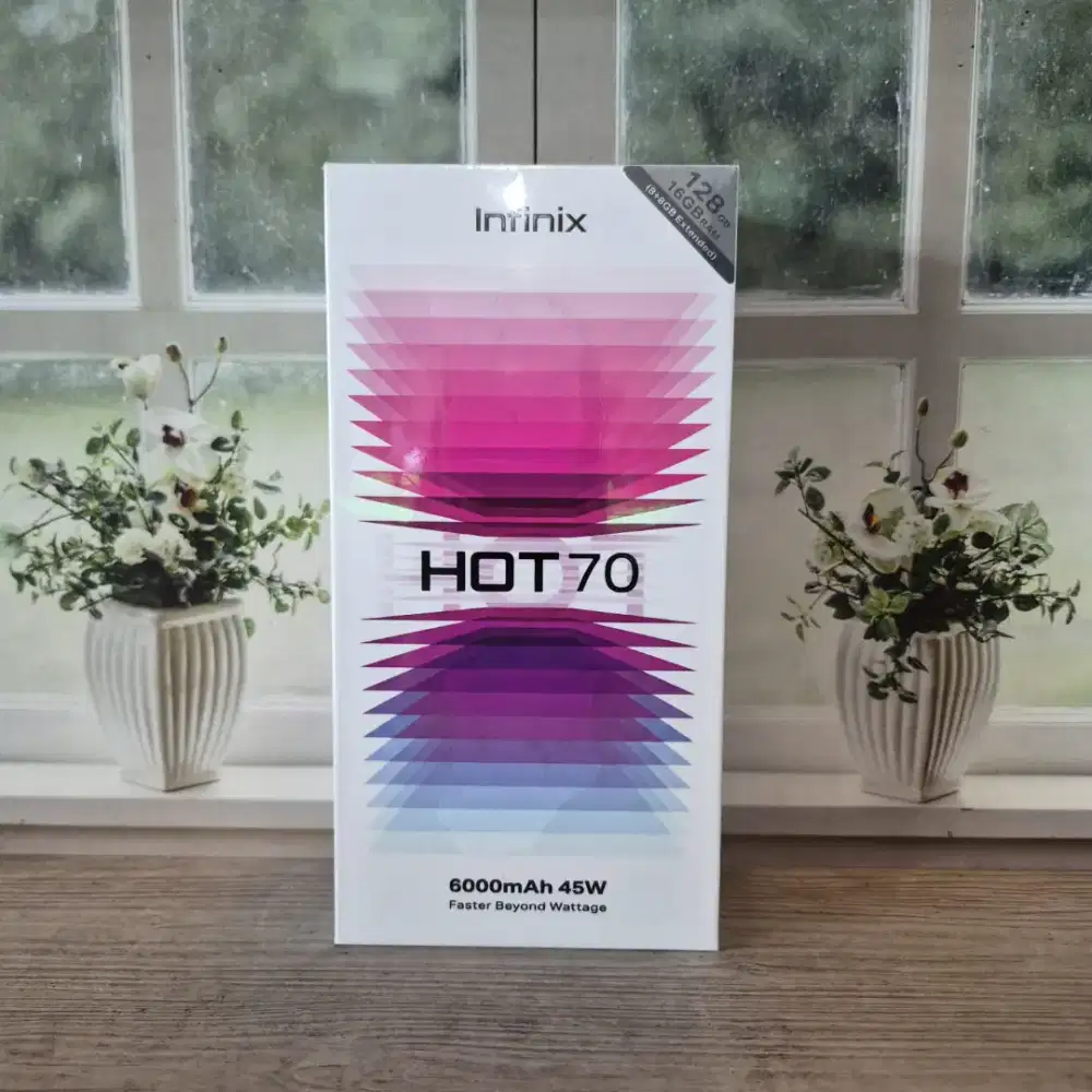 Infinix hot 70 ram 8+8/128,bisa tanpa dp