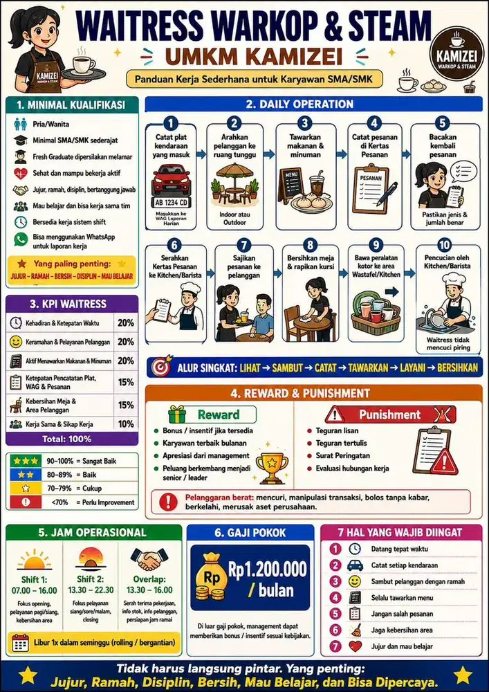 Lowongan Kerja Waitress
