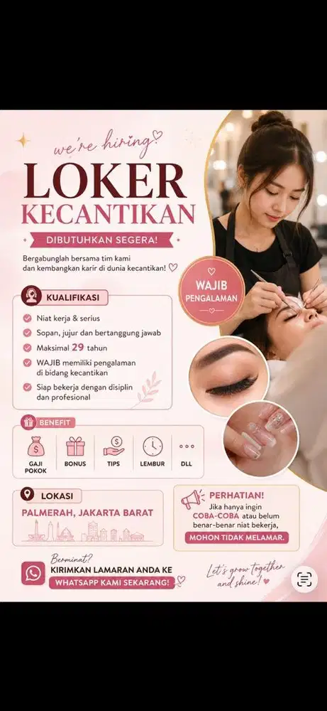 Loker salon nail art/ eyelash