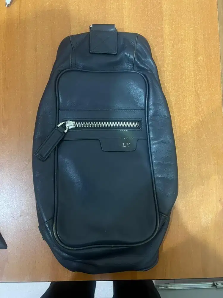 Tas Sling Bag Bally Kulit Original