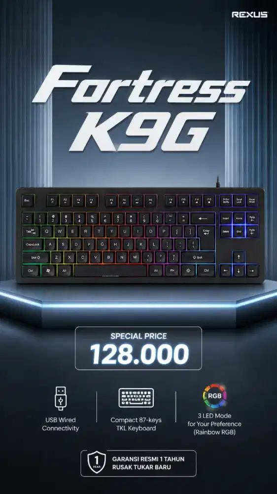 Keyboard membra wired rexus K9G