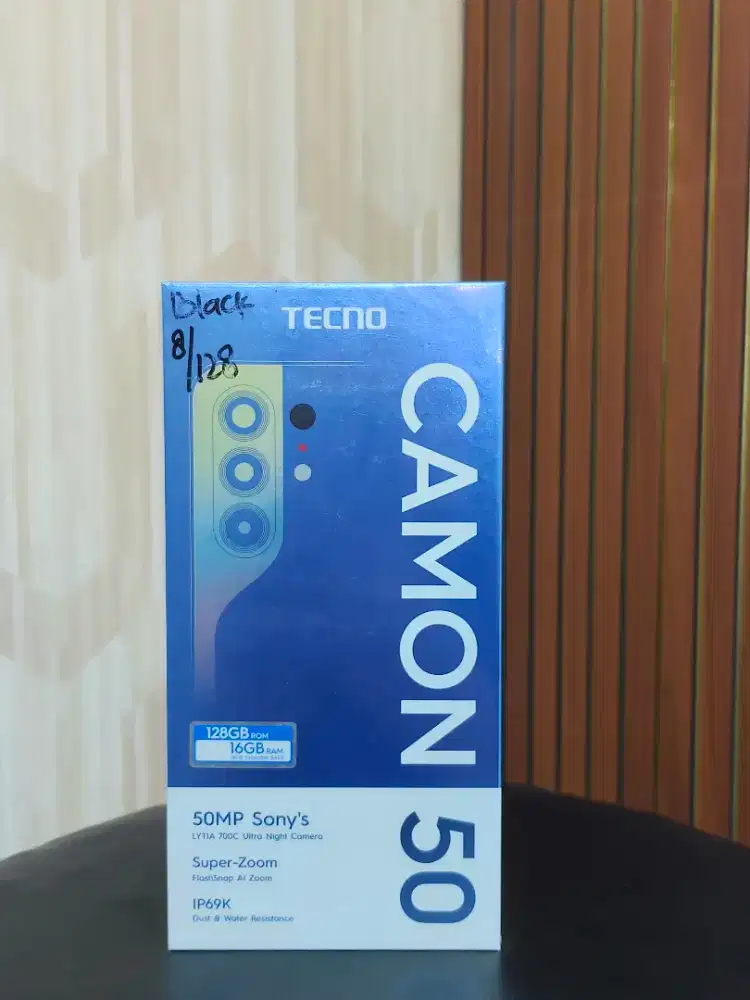 TECNO CAMON 50 8/128GB NEW GARANSI RESMI
