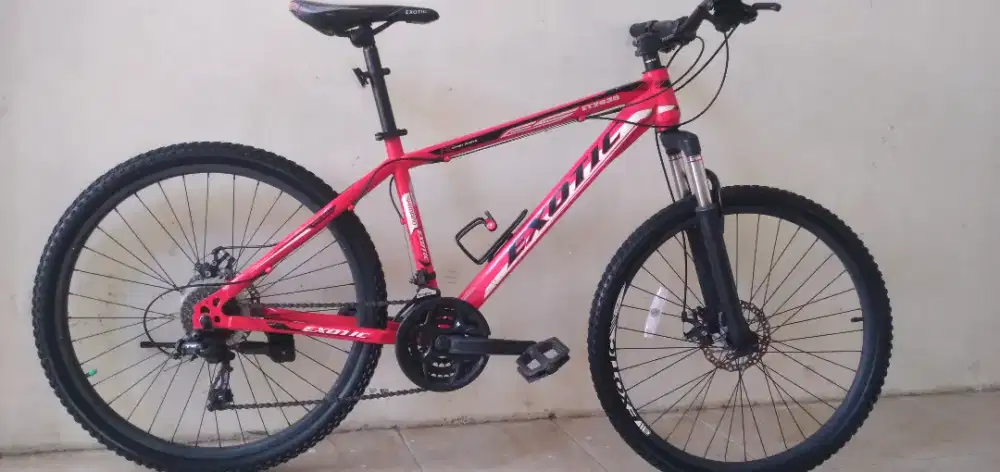 Dijual cepat butuh dana sepeda MTB Exotic ukuran 26 normal mulus