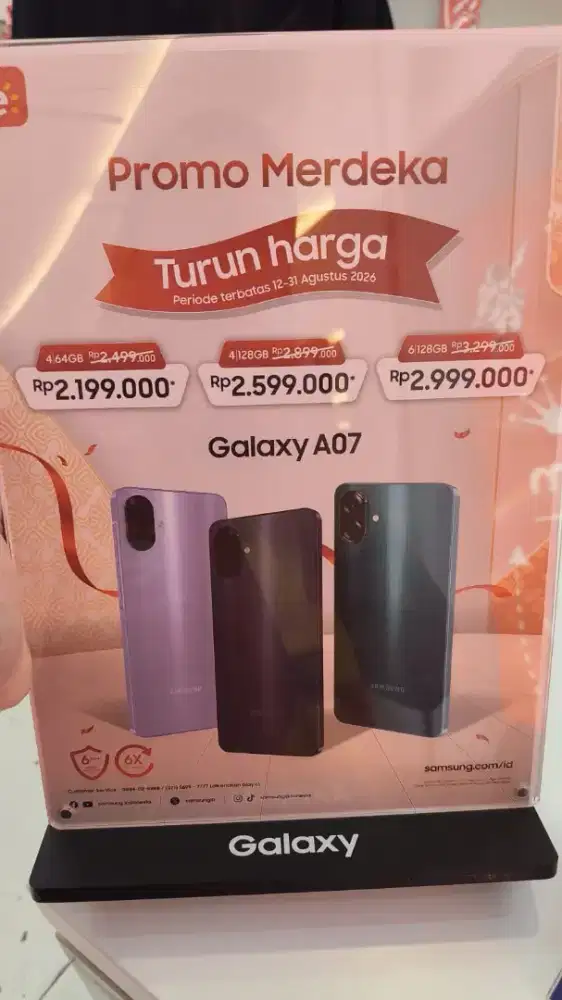 SAMSUNG GALAXY A07 PROMO AGUSTUS