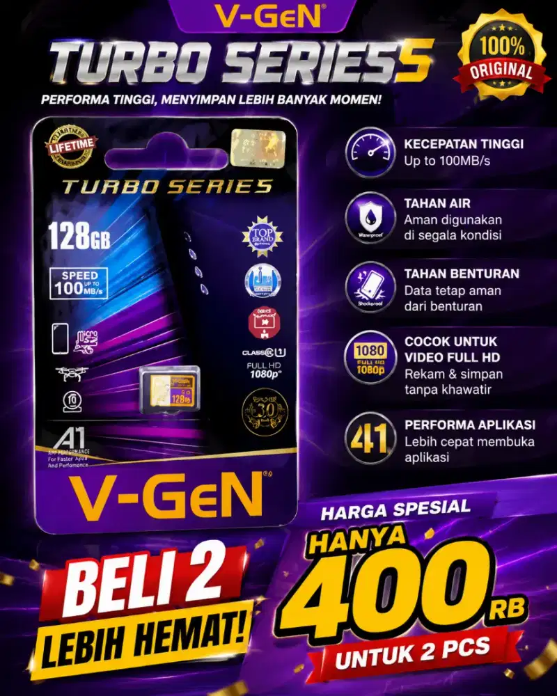 VGEN PROMO ! 2 Pcs 400 Rb