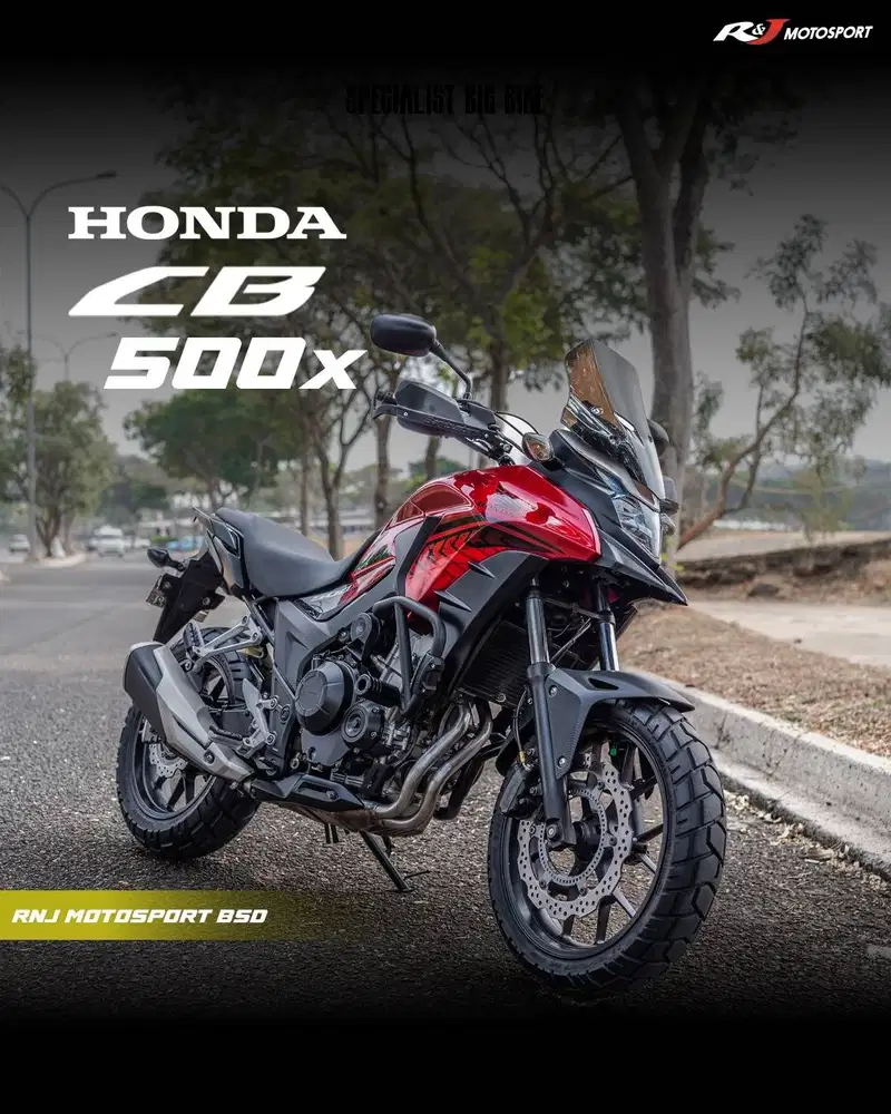 Honda CB500X  CB 500 X Nik 2018 KM 9.000an Knalpot Original