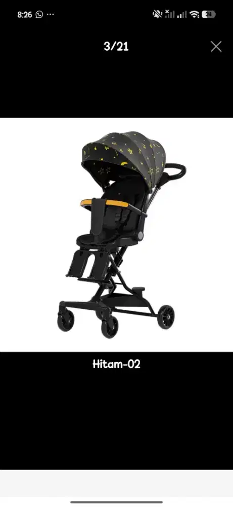 Stroller travel lipat