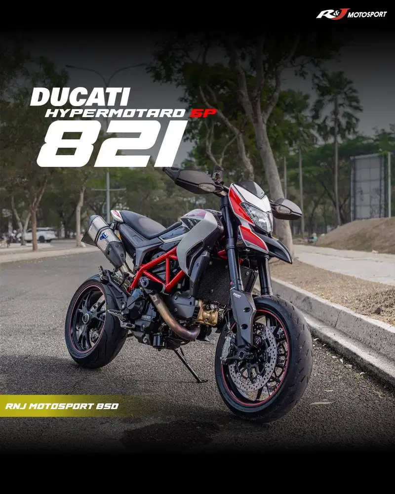 Ducati Hypermotard 821 monster 821 SP Tahun 2014 Knalpot Termigoni