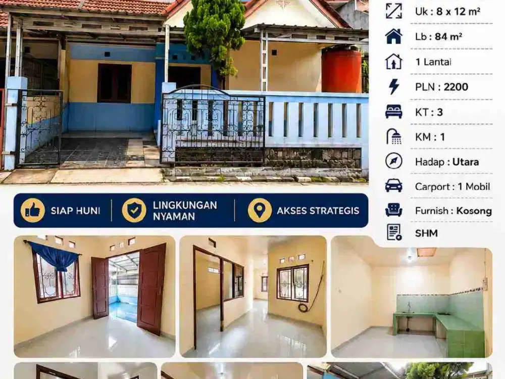 Dijual Rumah di perum Taman Sentosa, Cikarang